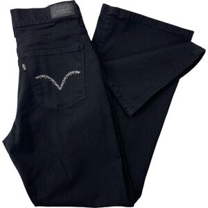 Levis 512 Jeans Stretch Slim High Bootcut Black Women’s Denim Size 8 S